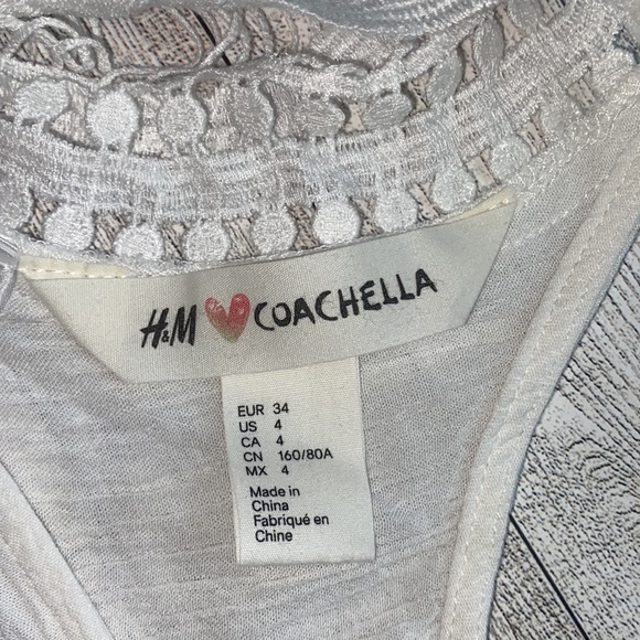 H&M💗Coachella Macrame Crop Top - Picture 3 of 3